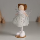 Интерьерная кукла текстильная «Ангелочек в белом платье и в белых валеночках», 5×7.8×15.5 см - Фото 4