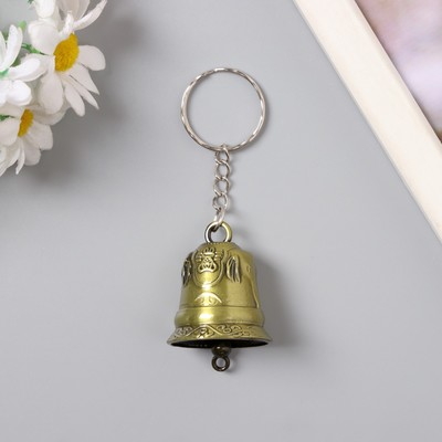 Брелок для ключей на кольце «Колокольчик ажурный», металл, 3.5×3×3 см, МИКС