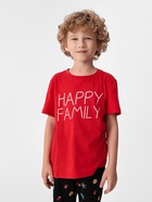 Пижама детская: футболка, брюки, KAFTAN: Happy family, чёрно-красная, рост 110-116 см - Фото 7
