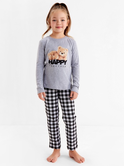Пижама новогодняя детская KAFTAN Happy together размер 32 (110-116 см)