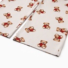 Пижама новогодняя женская (рубашка, брюки) KAFTAN «Мишка в шарфе», размер 52-54 10480176