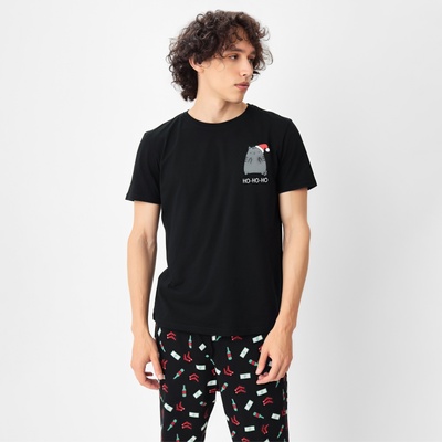 Пижама мужская KAFTAN ho ho ho, размер 52