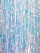 Дождик новогодний на подвесе «Зимнее волшебство. Праздничный отблеск», b - 40 см, L - 145 см, перламутровый - фото 60847653