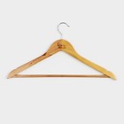 Плечики - вешалки для одежды деревянные Home, 44.5×23 см - Фото 1