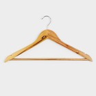 Плечики - вешалки для одежды деревянные Home, 44.5×23 см - Фото 2