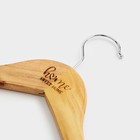 Плечики - вешалки для одежды деревянные Home, 44.5×23 см - Фото 3