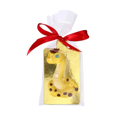 Фигурный белый новогодний шоколад «Королева змей», 20 г