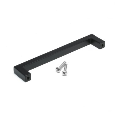 Ручка-скоба CAPPIO SQUARE2 RSC007, алюминий, м/о 128 мм, цвет черный, 4 шт.