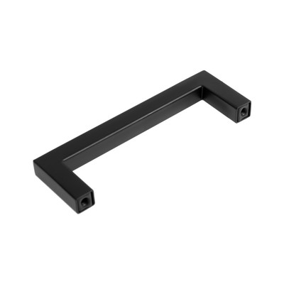 Ручка-скоба CAPPIO SQUARE RSC008, нержавеющая сталь, м/о 96 мм, цвет черный, 4 шт.