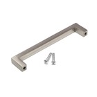 Ручка-скоба CAPPIO SQUARE RSC007, алюминий, м/о 128 мм, цвет серебро, 4 шт - фото 25597109