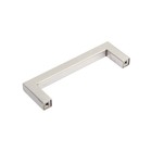 Ручка скоба SQUARE CAPPIO RSC008, нержавеющая сталь, м/о 96 мм, цвет серебро, 4 шт - фото 25597129