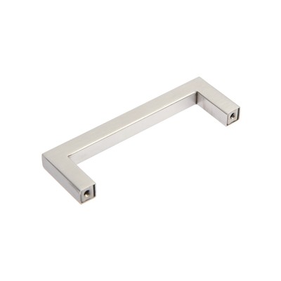 Ручка-скоба CAPPIO SQUARE RSC008, нержавеющая сталь, м/о 96 мм, цвет серебро, 4 шт.