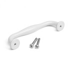 Ручка-скоба WAVE PC173WH, м/о 96 мм, цвет белый, 4 шт - фото 25597145