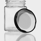 Банка для специй «Идилия», 80 мл, 5.5×5.5×7 см, металлическая крышка, стекло - Фото 3