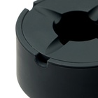 Пепельница силиконовая, с крышкой, круглая, 8.3×4 см, чёрная - Фото 5