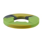 Пепельница силиконовая, с крышкой, круглая, 8.3×4 см, хаки - Фото 2