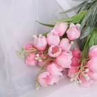 Букет искусственный «Колокольчик с напылением», h=27 см, розовый - Фото 2