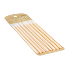 Блок-закладка с липким краем, бежевый, 8 блоков по 20 штук, 140×6 мм, пластиковые - Фото 4