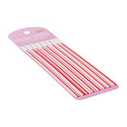 Блок-закладка с липким краем, розовый, 8 блоков по 20 штук, 140×6 мм - Фото 2