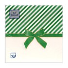 Новогодние салфетки бумажные Art Bouquet «Подарок зеленый», 3 слоя, 33х33 см, 20 шт. - Фото 2