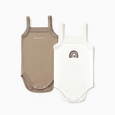 Комплект боди «Крошка Я» Rainbow 2 шт., рост 74-80 см