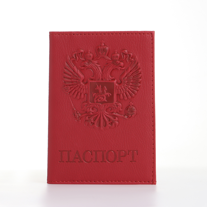 

Обложка для паспорта, цвет красный