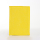Обложка для паспорта, цвет жёлтый - фото 25626620