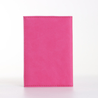 Обложка для паспорта, тиснение серебро, розовая - Фото 5