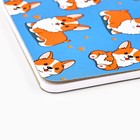 Блокнот А6, 40 листов на скошенном гребне. Белые листы. «Корги» - Фото 2