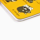 Блокнот А6, 40 листов на скошенном гребне. Белые листы. «Енотик» - Фото 2