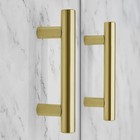 Ручка рейлинг ТУНДРА BISTRO,  d=12 мм, м/о 96 мм, цвет золото, 4 шт - фото 808832707