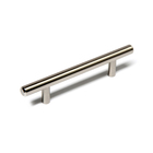 Ручка-рейлинг ТУНДРА BISTRO, d=12 мм, м/о 96 мм, цвет сатиновый никель, 4 шт - фото 31969212