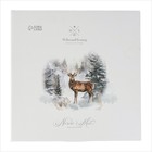 Тарелка новогодняя «Зимний лес», d=27 см, фарфор, белая - Фото 5