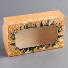 Коробка новогодняя складная с окном «Загадай Желание», 25×15×7 см - Фото 3