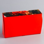 Коробка новогодняя складная с окном «Исполнения желаний», 25×15×7 см - Фото 4