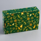 Коробка подарочная новогодняя складная с окном «Счастливых моментов», 25×15×7 см - Фото 4