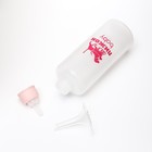 Бутылочка для вскармливания с мерной шкалой, 100 мл (соска+воронка), розовая - Фото 4