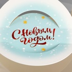 Коробка под бенто - торт с окном «Праздничное настроение», 14×14×8 см - Фото 4