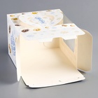 Коробка под бенто - торт с окном новогодняя «Чудеса случаются», 16×16×12.5 см - Фото 6