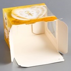 Коробка под бенто - торт с окном новогодняя «Исполнения желаний», 16×16×12.5 см - Фото 6