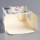 Коробка под бенто - торт с окном «С Новым годом!», 15.5×15.5×10 см - Фото 6