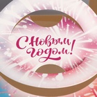 Коробка под бенто - торт с окном новогодняя «Загадай желание», 15.5×15.5×10 см - Фото 4