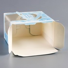 Коробка под бенто - торт с окном «С Праздником!», 15.5×15.5×10 см - Фото 6