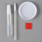 Ёлочный шар своими руками на новый год. Декор полубусинами «Белый», набор для творчества - Фото 5