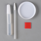 Ёлочный шар своими руками на новый год. Декор полубусинами и блестками «Фиолетовый», набор для творчества - Фото 5