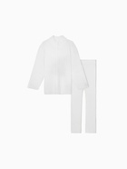 Костюм детский вязаный (кофта и брюки) MINAKU, цвет белый, рост 128 см 10561989 - фото 12879319