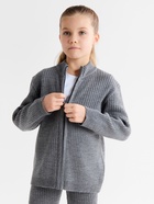 Костюм детский вязаный (кофта и брюки) MINAKU, цвет графит, рост 122 см 10561996 - фото 12827072 Костюм детский вязаный (кофта и брюки) MINAKU, цвет графит, рост 122 см 10561996 - фото 12827072