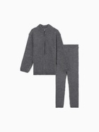 Костюм детский вязаный (кофта и брюки) MINAKU, цвет графит, рост 122 см 10561996 - фото 12827073 Костюм детский вязаный (кофта и брюки) MINAKU, цвет графит, рост 122 см 10561996 - фото 12827073