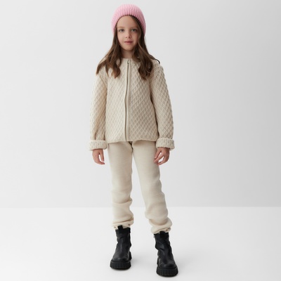 Кофта детская MINAKU, бежевая, рост 98 см