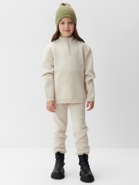 Костюм (кофта и брюки) детский MINAKU, бежевый, рост 152 см